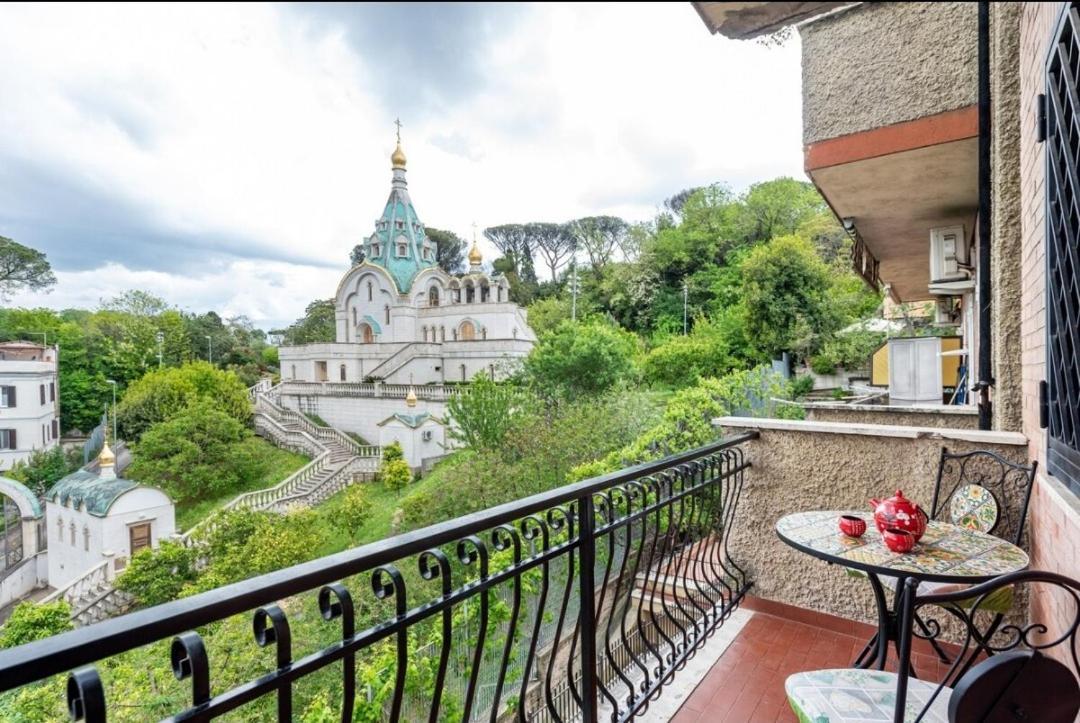 Appartamento Loft Shabby Chic Con Vista Vicino Al Vaticano *
